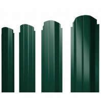 П-образный А фигурный штакетник 0.45 Drap TX RAL 6005