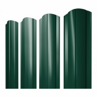 Круглый фигурный штакетник 0.5 PurLite Matt RAL 6005