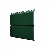 Металлический сайдинг Экобрус, GL 0,5 Velur, цвет: RAL 6020