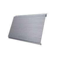 Металлический сайдинг Вертикаль Gofr GL 0,5 Satin, цвет: RAL 7004