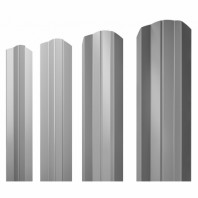 М-образный А фигурный штакетник 0.45 Drap TX RAL 7004