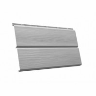 Металлический сайдинг ЭкоБрус 3D GL, PE 0,45, цвет: 7004