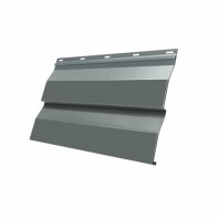 Металлический сайдинг GL корабельная доска 0,45 мм PE, цвет: RAL 7005