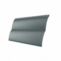 Металлический сайдинг БлокХаус GL 0,45 PE, цвет: RAL 7005