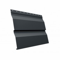 Металлический сайдинг GL корабельная доска XL 0,5 мм Satin, цвет: 7016