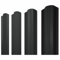 М-образный А фигурный штакетник 0.5 Velur X RAL 7016