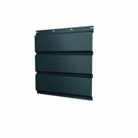 Софит Grand Line, металлический центральная перфорация, Quarzit Pro Matt с пленкой 0.5 мм, RAL 7016