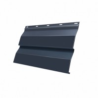 Металлический сайдинг GL корабельная доска 0,45 мм PE, цвет: RAL 7024