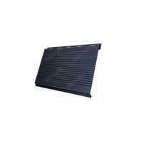 Металлический сайдинг Вертикаль Gofr GL 0,45 Drap с пленкой, цвет: 7024