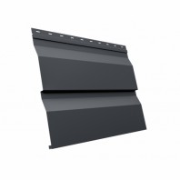 Металлический сайдинг GL корабельная доска XL 0,5 мм Quarzit, цвет: 7024