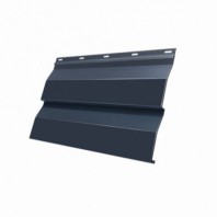 Металлический сайдинг GL корабельная доска 0,5 мм Satin, цвет: RAL 7024