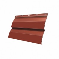 Металлический сайдинг GL корабельная доска 0,45 мм PE, цвет: RAL 8004