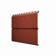 Металлический сайдинг Экобрус, GL 0,5 Atlas, цвет: RAL 8004