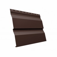 Металлический сайдинг GL корабельная доска XL 0,5 мм Satin, цвет: 8017