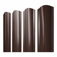 Круглый фигурный штакетник 0.45 Drap TX RAL 8017