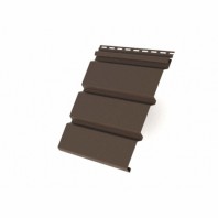 Софит Grand Line, виниловый без перфорации, цвет: коричневый