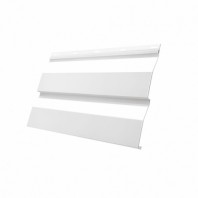 Металлический сайдинг GL корабельная доска 0,45 мм PE, цвет: RAL 9003