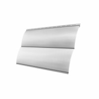 Металлический сайдинг БлокХаус, GL 0,5 Satin, цвет: RAL 9003