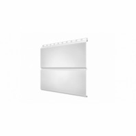 Металлический сайдинг Экобрус Gofr GL 0,5 Satin, цвет: RAL 9003