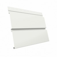 Металлический сайдинг Брус Квадро GL, Satin 0.5, цвет: 9003