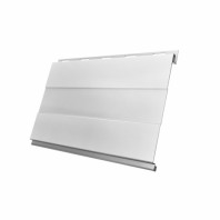 Металлический сайдинг Вертикаль Prof GL 0,5 Satin с пленкой, цвет: RAL 9003