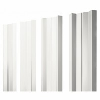 Штакетник М-образный А 0.45 Drap TX RAL 9003