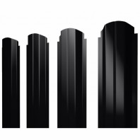 П-образный А фигурный штакетник 0.5 PurLite RAL 9005