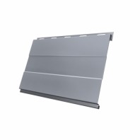 Металлический сайдинг Вертикаль Prof GL 0,45 PE с пленкой, цвет: 9006