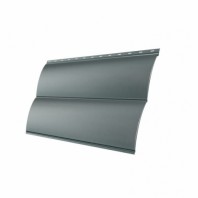 Металлический сайдинг БлокХаус GL 0,45 PE, цвет: RAL 9006