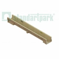 Лоток водоотводный полимербетонный Standartpark серия CompoMax Basic, DN 100, H100