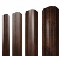 М-образный А фигурный штакетник 0.45 Print Elite Cherry Wood