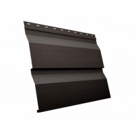 Металлический сайдинг GL корабельная доска XL 0,45 мм Print Twincolor, цвет: Coffee Wood