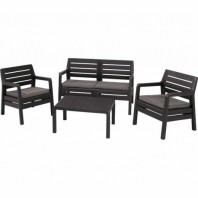 Комплект садовой мебели Delano Set, коричневый