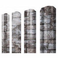 М-образный А фигурный штакетник 0.45 Print Elite Fine Stone