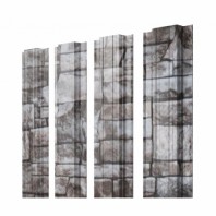Прямоугольный штакетник 0.45 Print Elite Fine Stone