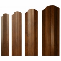 М-образный А фигурный штакетник 0.45 Print Elite Golden Wood