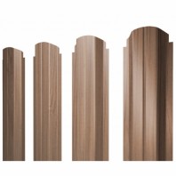 П-образный А фигурный штакетник 0.45 Print Elite Honey Wood