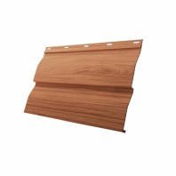 Металлический сайдинг GL корабельная доска 0,45 мм Print Twincolor цвет: Honey Wood