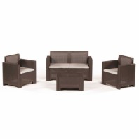 Комплект садовой мебели B:Rattan Nebraska Set 2, венге