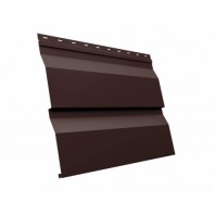 Металлический сайдинг GL корабельная доска XL 0,5 мм GreenСoat Pural Matt, цвет: RR 887