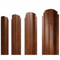 П-образный А фигурный штакетник 0.45 Print Elite Rowan Wood