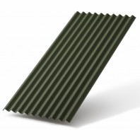 Волнистый лист Ондулин Smart, цвет: зеленый