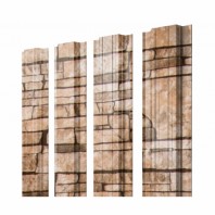 Прямоугольный штакетник 0.45 Print Elite Sand Stone