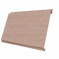 Металлический сайдинг Вертикаль Classic GL 0,45 Print Twincolor с пленкой, цвет: White Wood