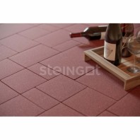 Плитка тротуарная Steingot, бавария, цвет: темно-красная