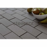 Плитка тротуарная Steingot, прямоугольник, цвет: серый  (полный прокрас), 200х100х60 мм