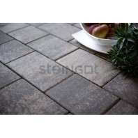 Плитка тротуарная Steingot, новый город, цвет: штайн блэк, 60 мм
