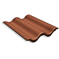 Рядовая черепица Benders Palema Candor, цвет: каштановый