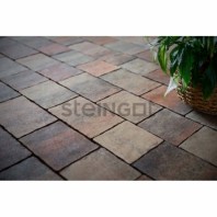 Плитка тротуарная Steingot, старый город, цвет: щтайн ферро