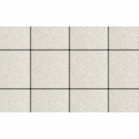 Плитка тротуарная Выбор, квадрат, гранит, белый,300х300х60 мм